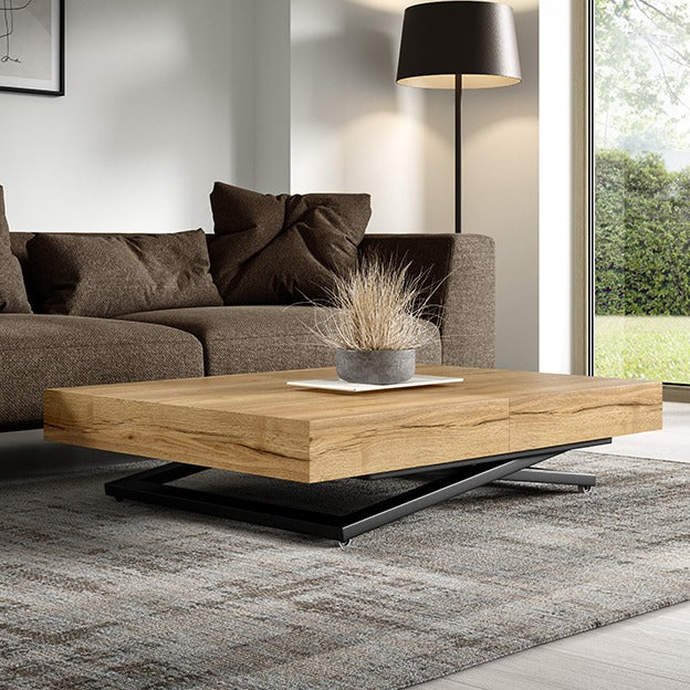 Klubska mizica Sanna U 120/200x90cm, Material: Izbira materiala