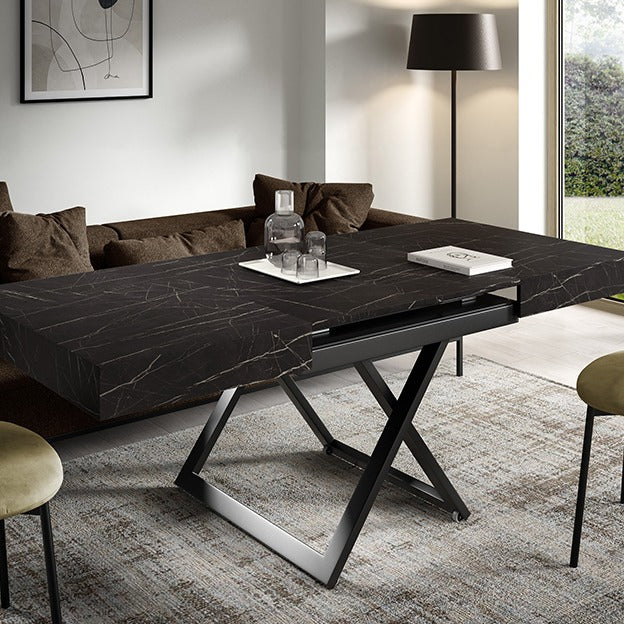 Klubska mizica Sanna U 120/200x90cm, Material: Izbira materiala