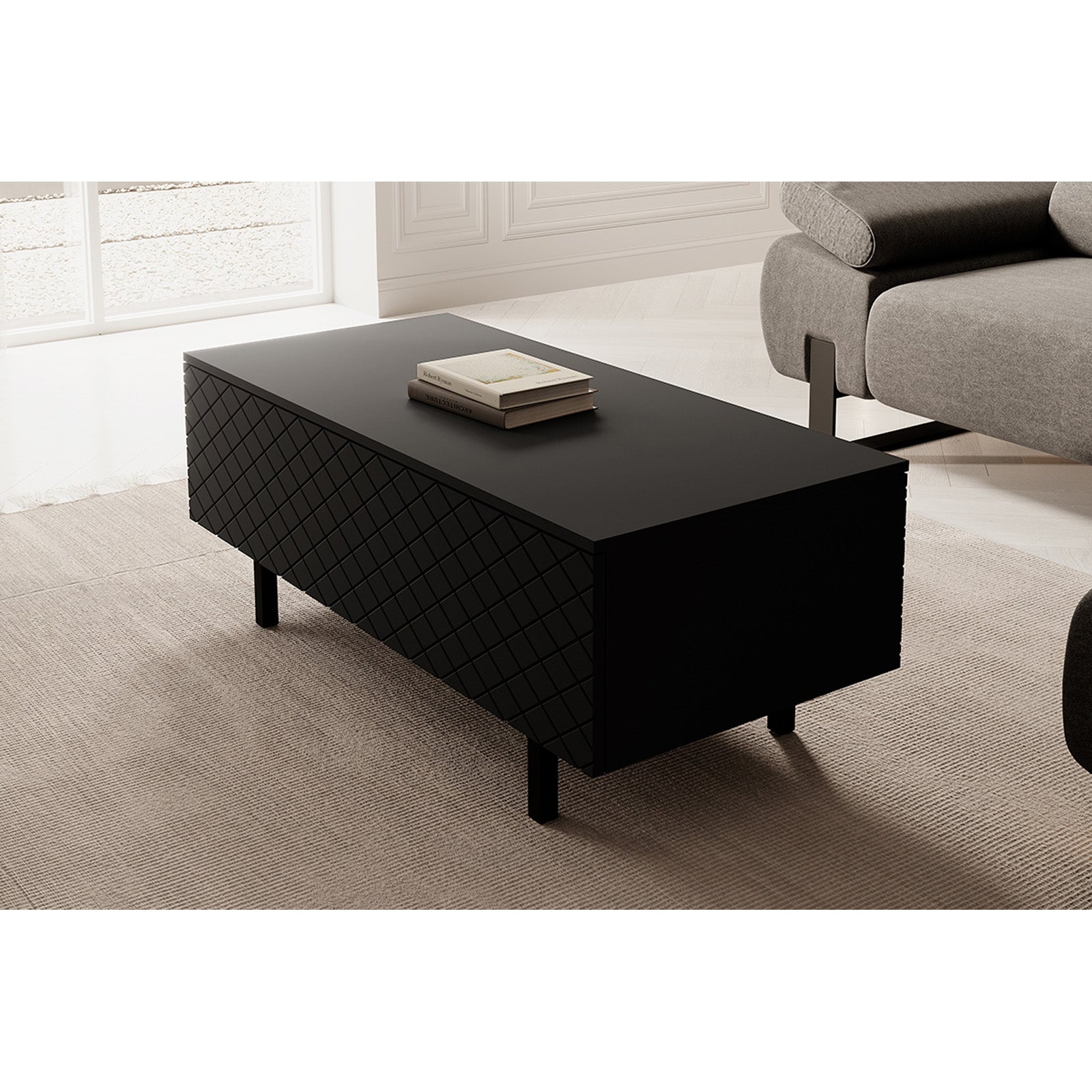 Klubska mizica Scalia 120 cm, Material: MDF