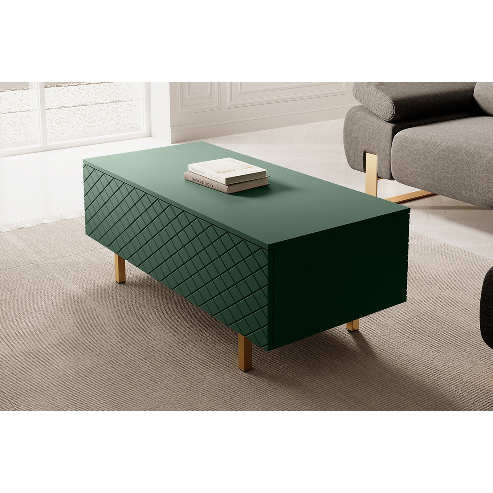 Klubska mizica Scalia 120 cm, Material: MDF