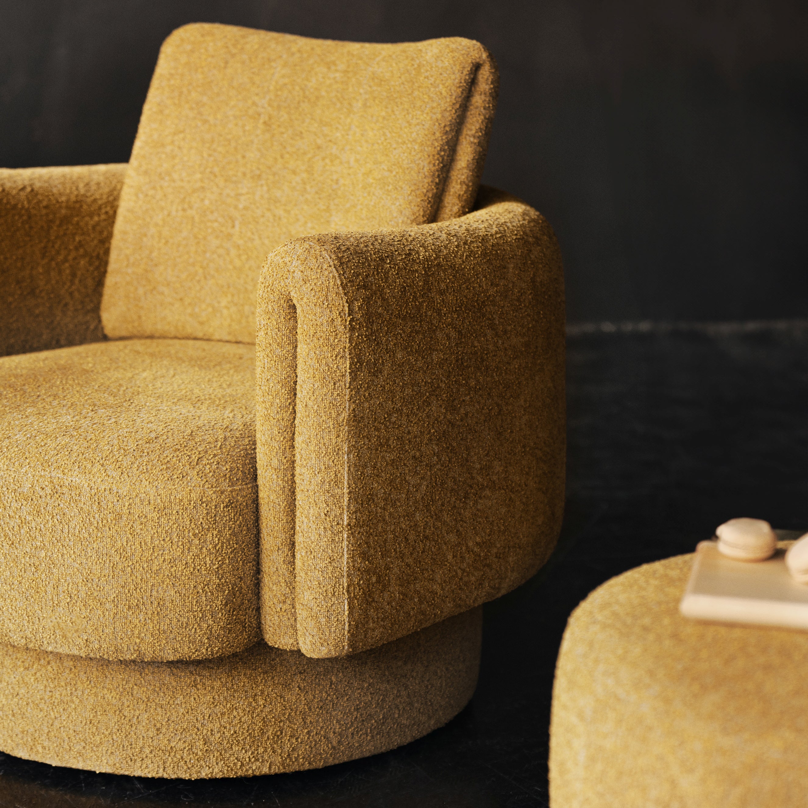 Fotelj Bofii, Material: Izbira materiala